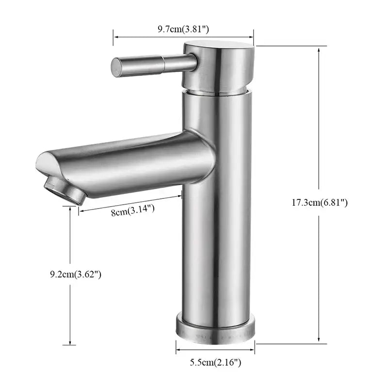 Brushed Gold Brass Faucet