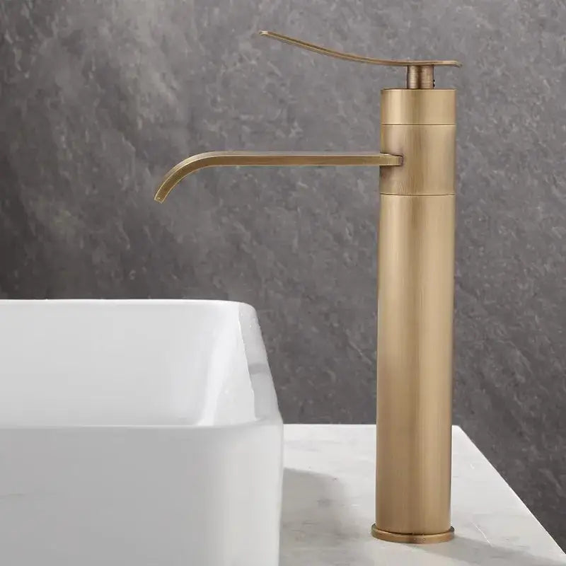 Bronze Waterfall Basin Mixer