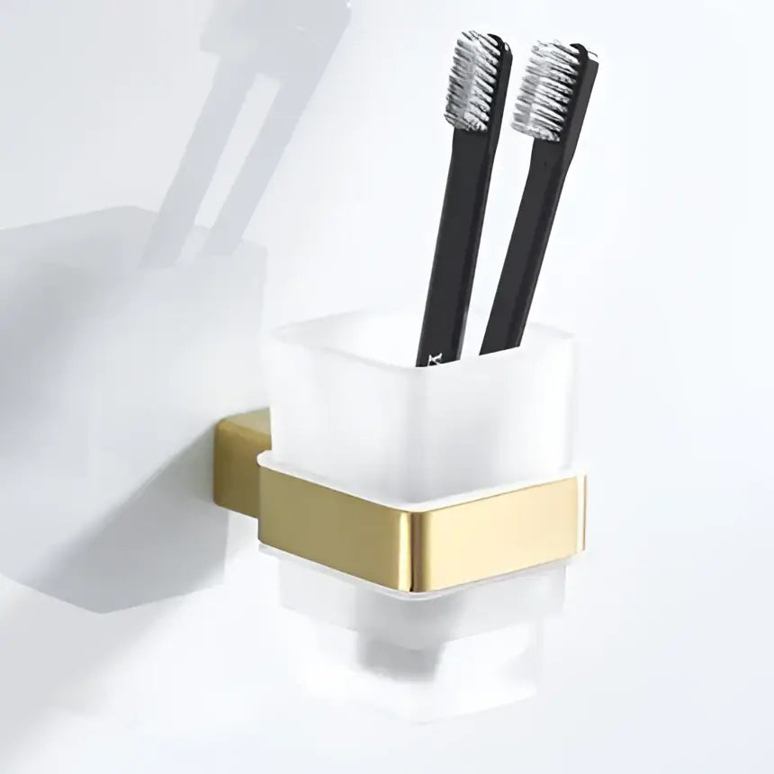 Matt Gold Bath Set