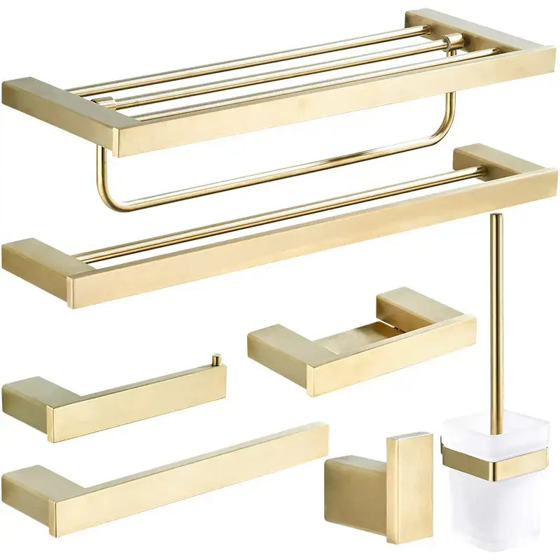 Matt Gold Bath Set