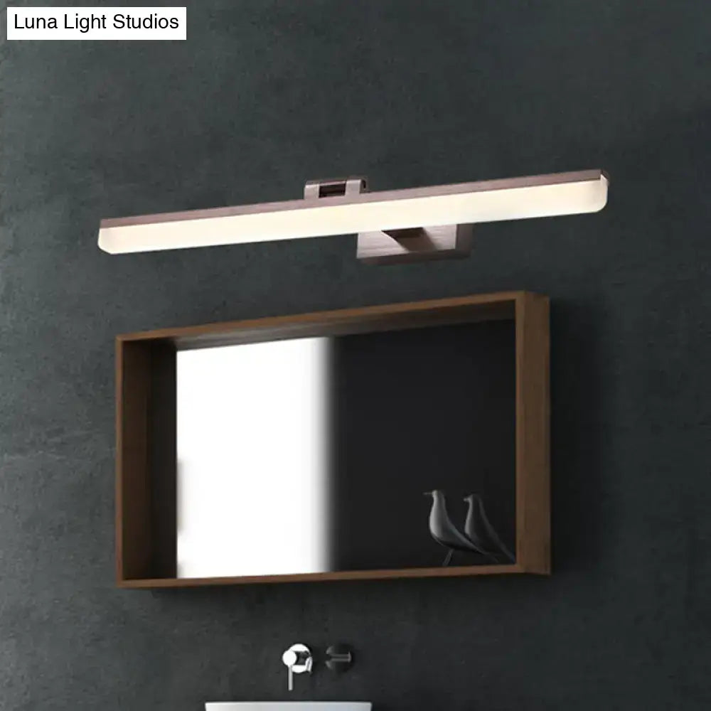 Metal LED Vanity Sconce Brushed Three-Size