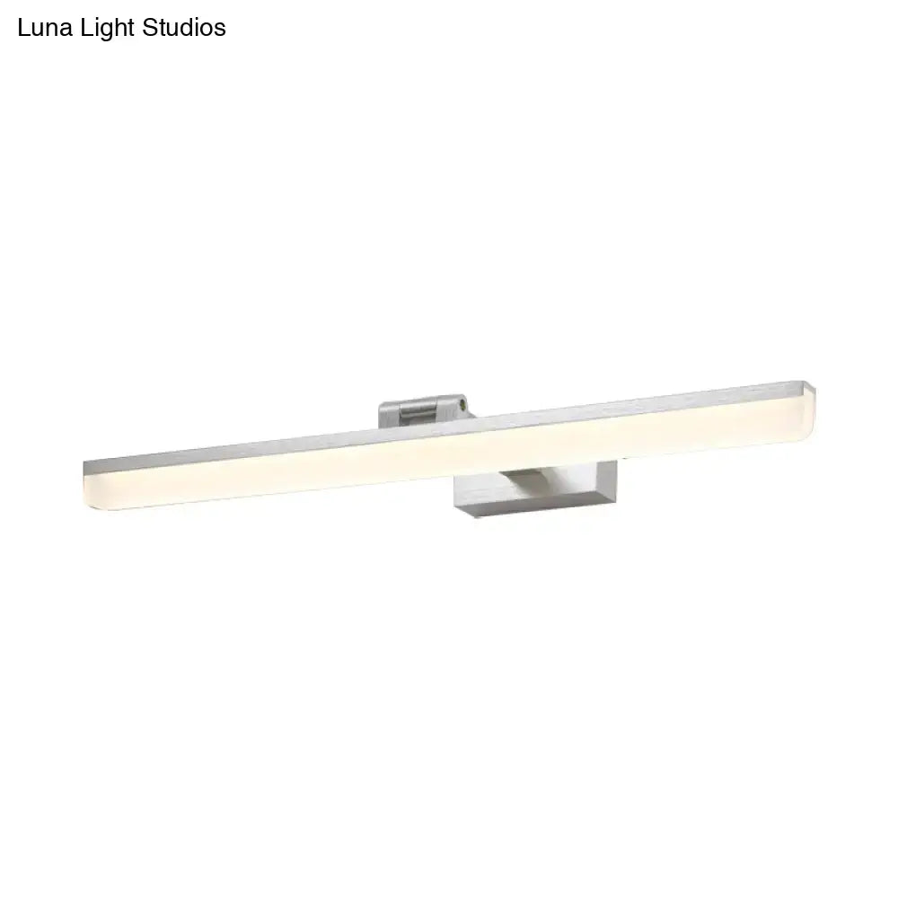 Metal LED Vanity Sconce Brushed Three-Size
