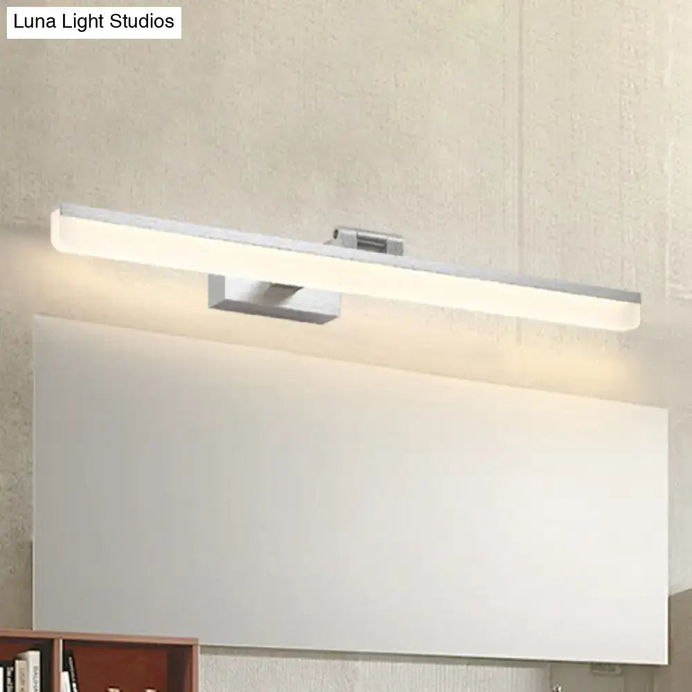 Metal LED Vanity Sconce Brushed Three-Size