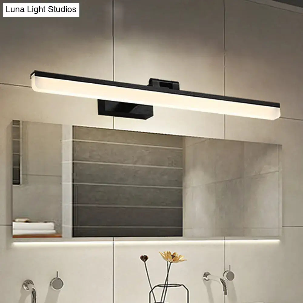 Metal LED Vanity Sconce Brushed Three-Size