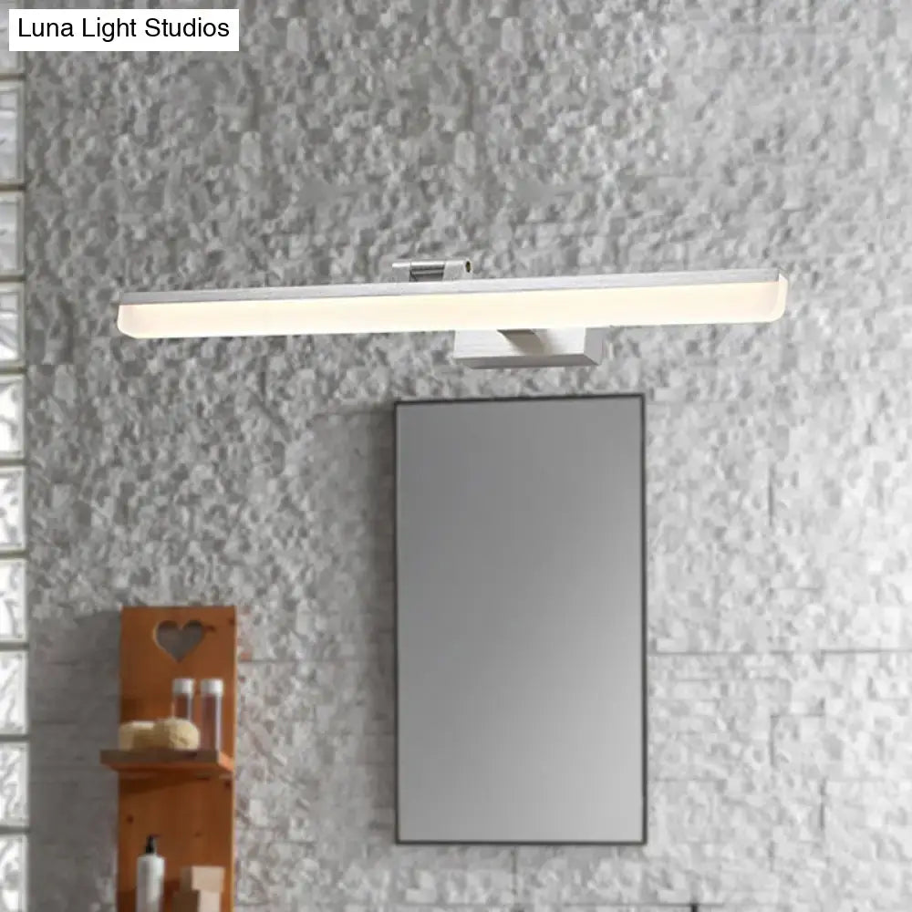 Metal LED Vanity Sconce Brushed Three-Size