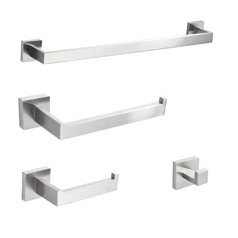 Nickel Bathroom Accessory Set