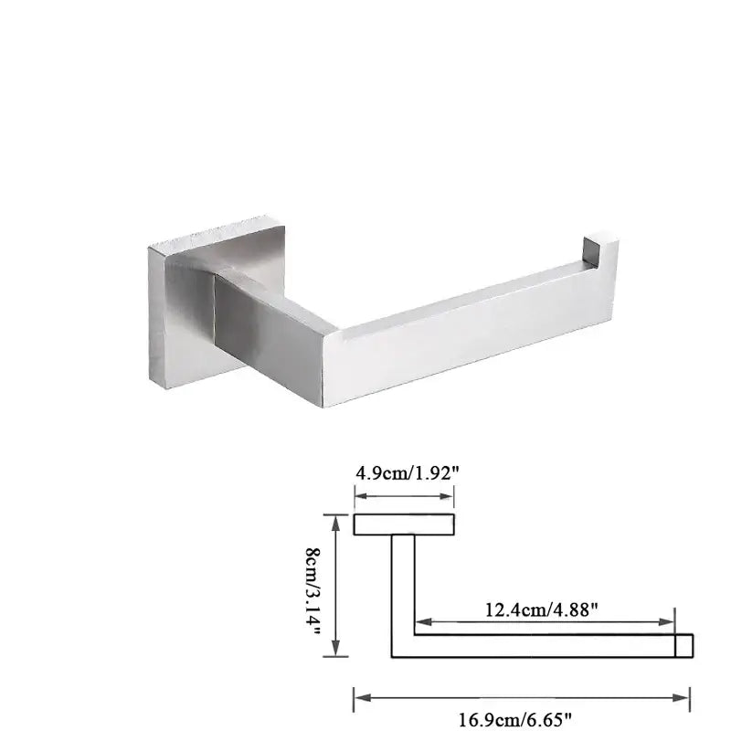 Nickel Bathroom Accessory Set