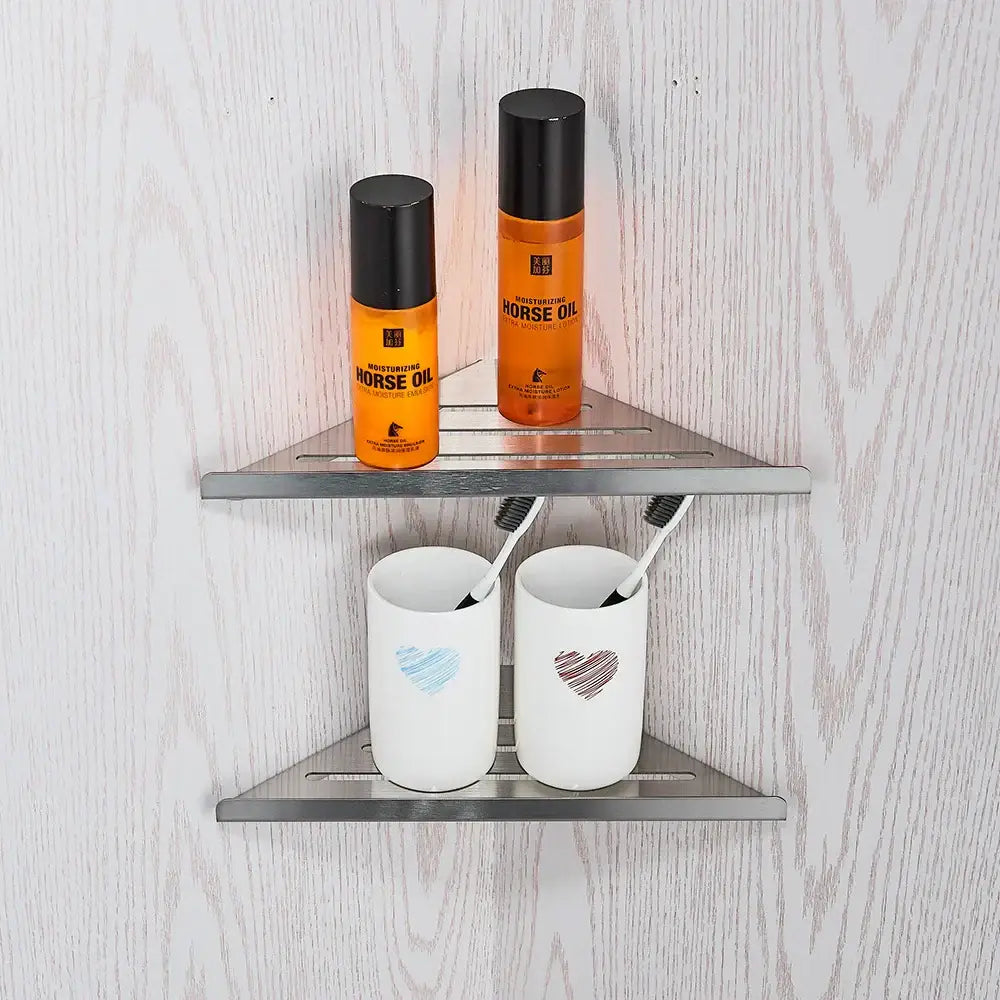 Nickel Glass Bathroom Set