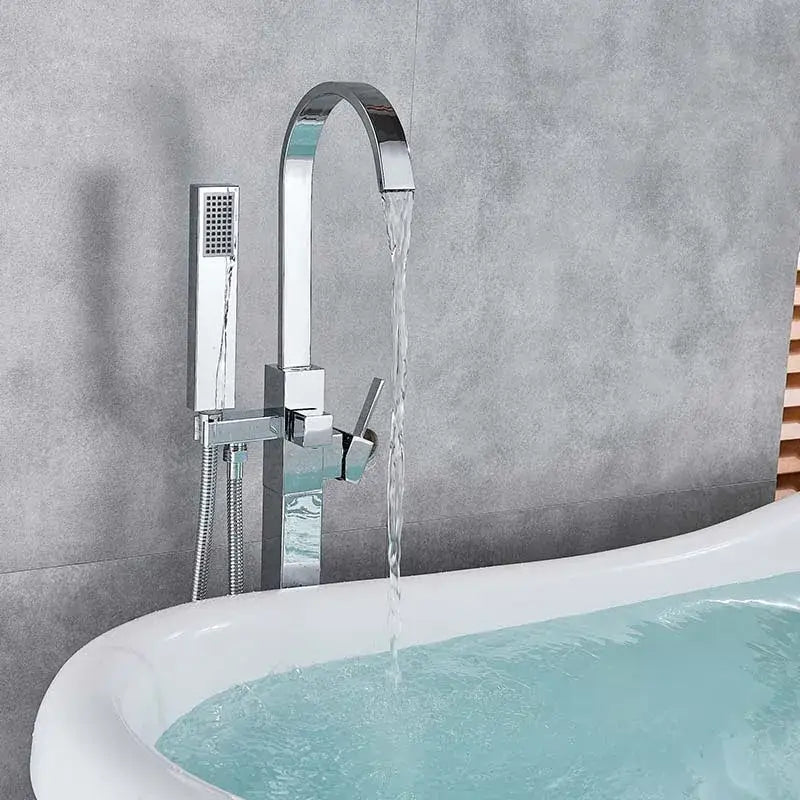Nickel Freestanding Tub Faucet