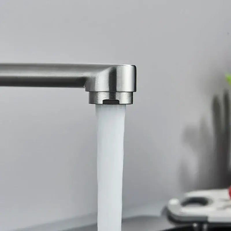 Brushed Nickel Wall Faucet
