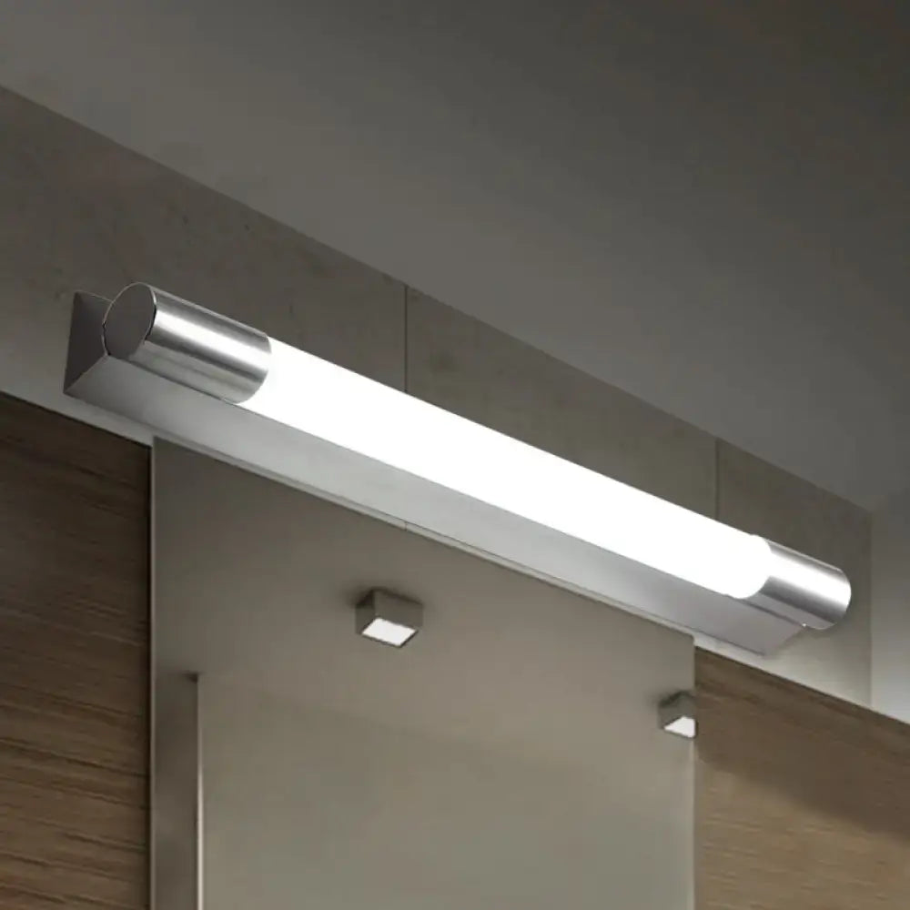 Nickel Warm Vanity Light