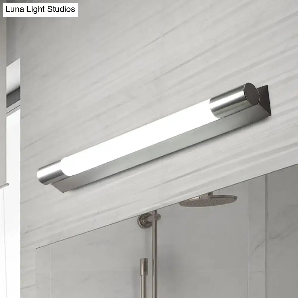Nickel Warm Vanity Light