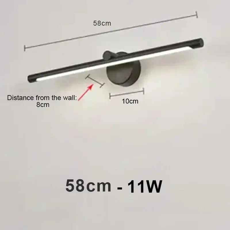 Nickel Motion Wall Lamp