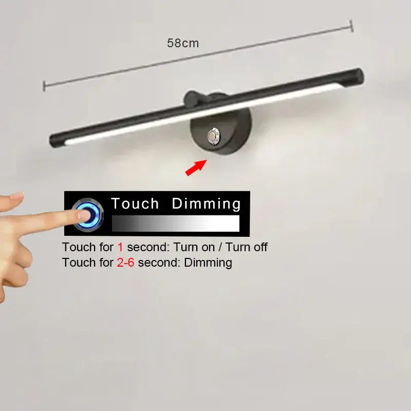 Nickel Motion Wall Lamp