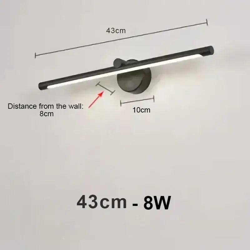 Nickel Motion Wall Lamp