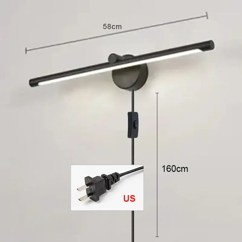 Nickel Motion Wall Lamp