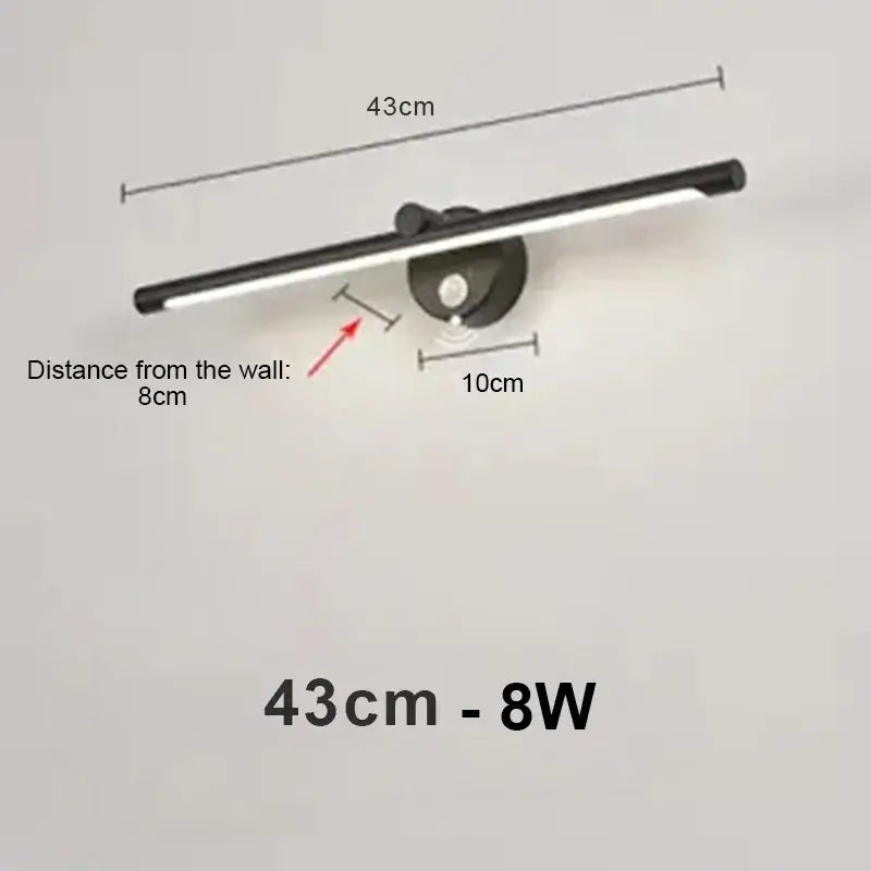 Nickel Motion Wall Lamp