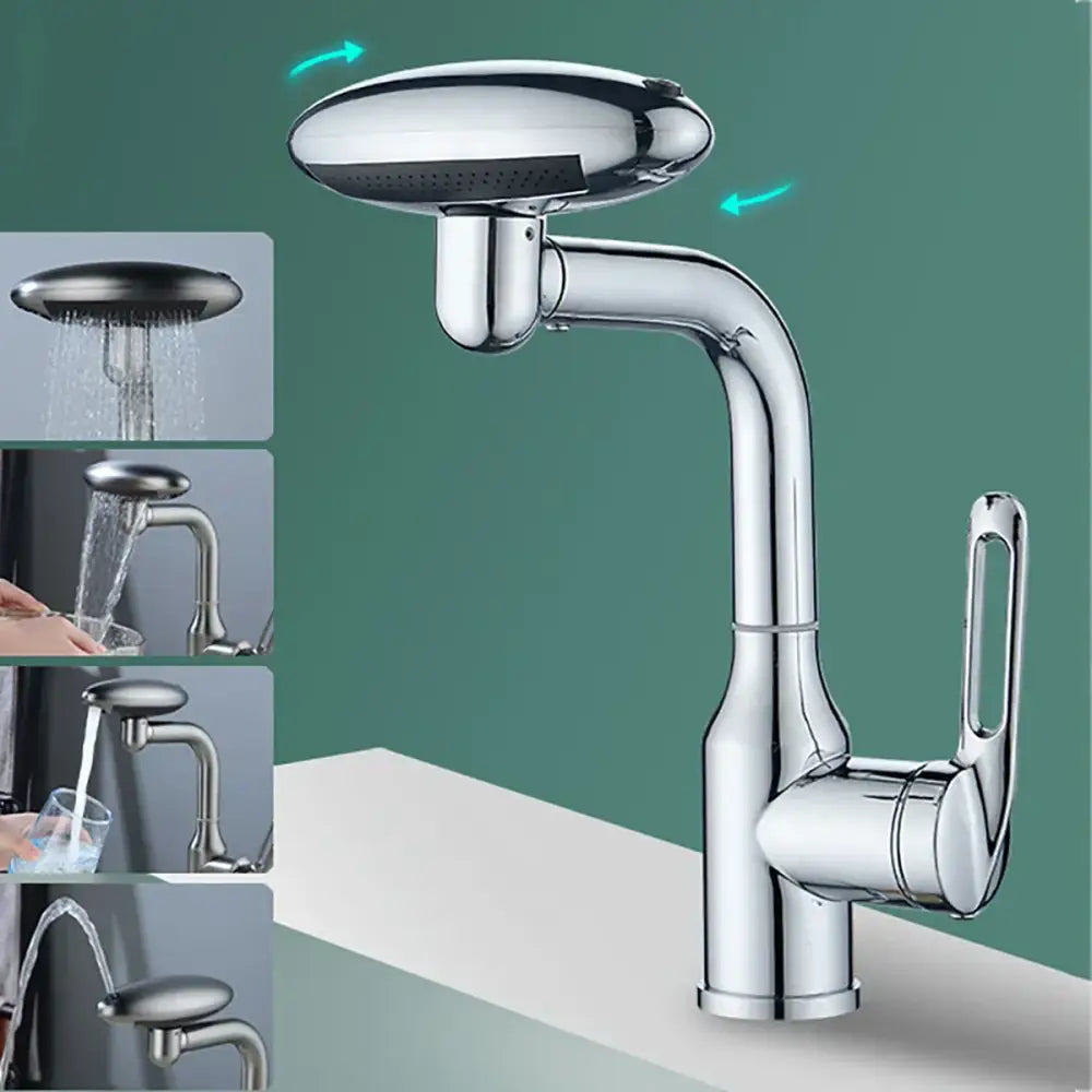 Nickel Rotation Kitchen Faucet