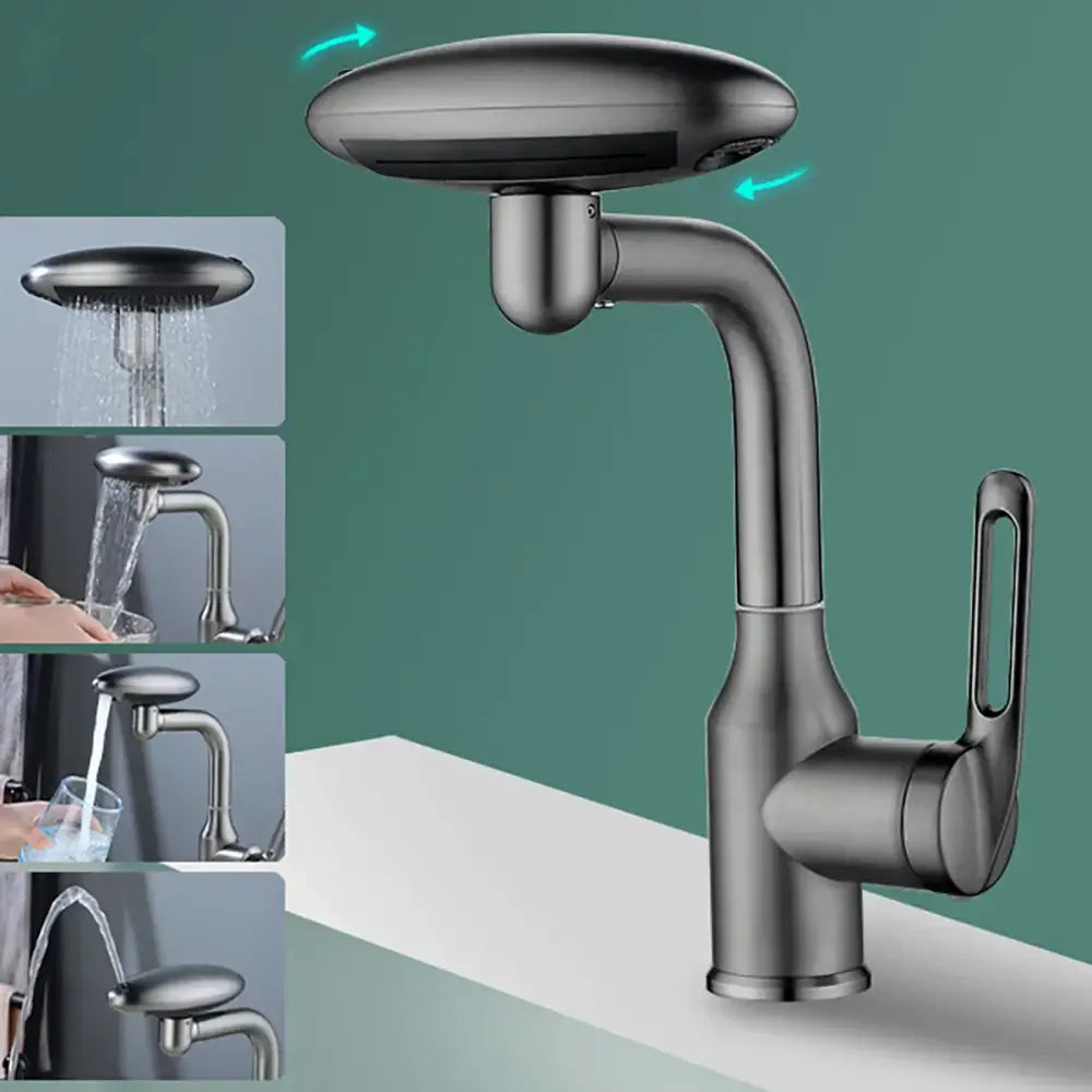 Nickel Rotation Kitchen Faucet