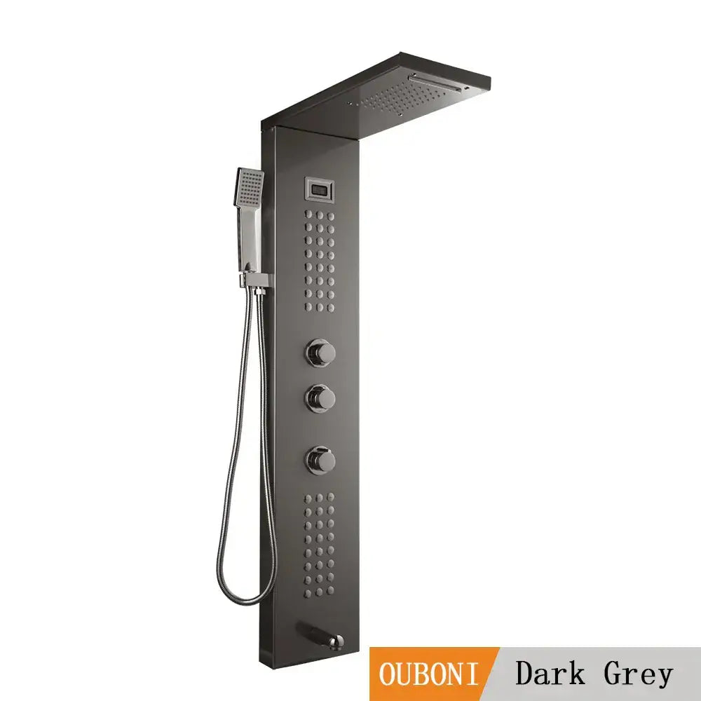 Nickel Shower Column Spout