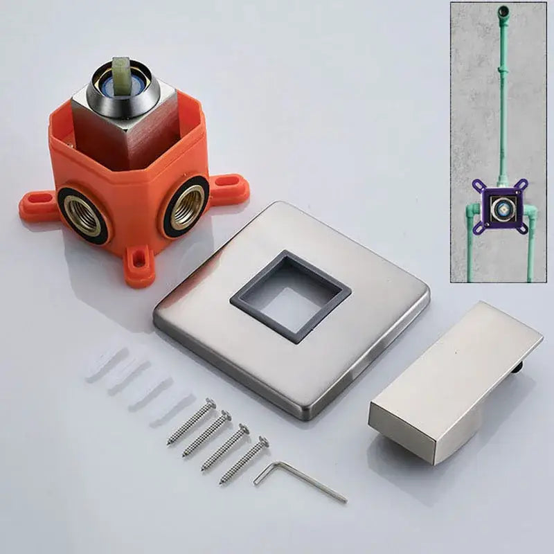 Nickel Shower Mixer Valve