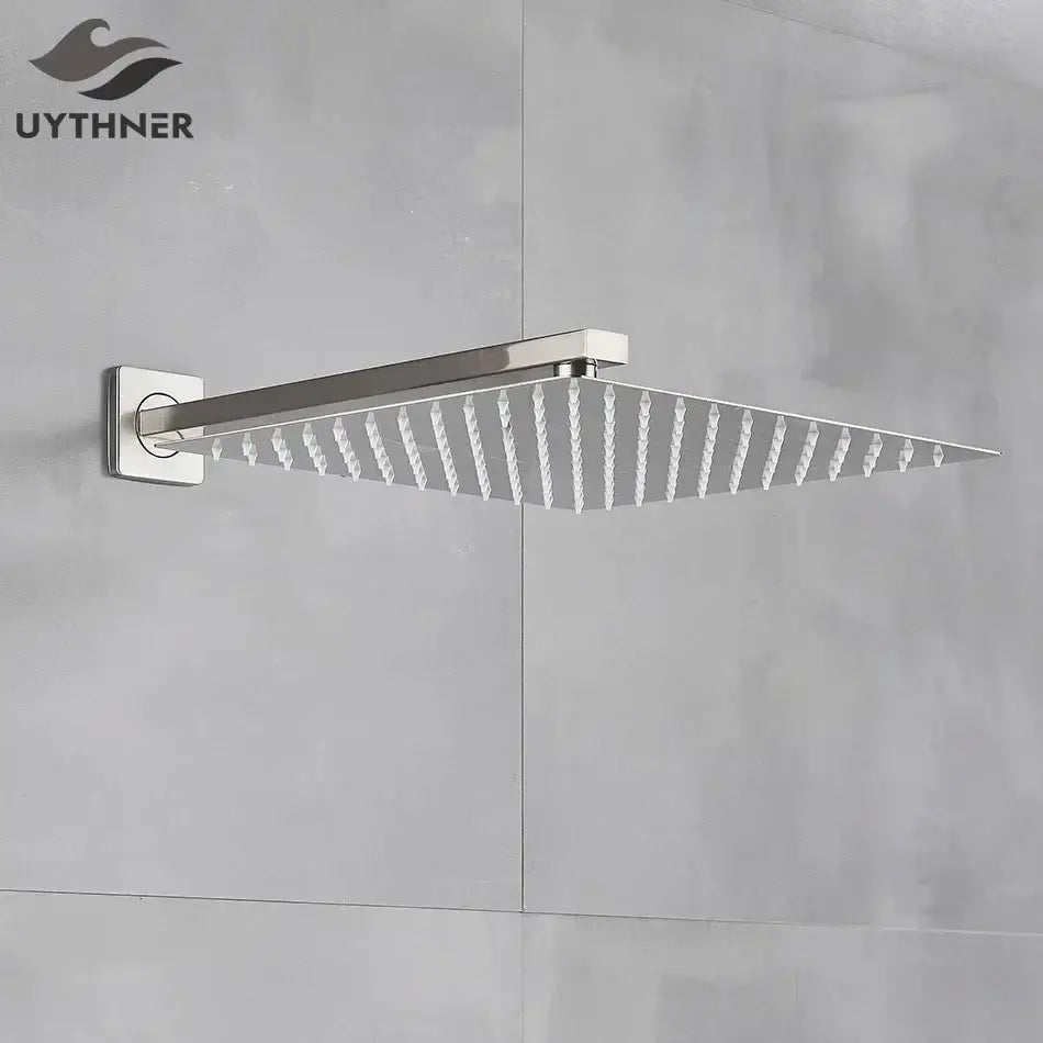 Nickel Square Rainfall Shower