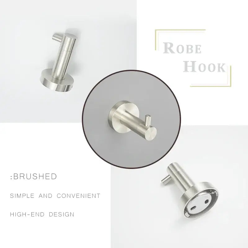 Nickel Towel Bar Set