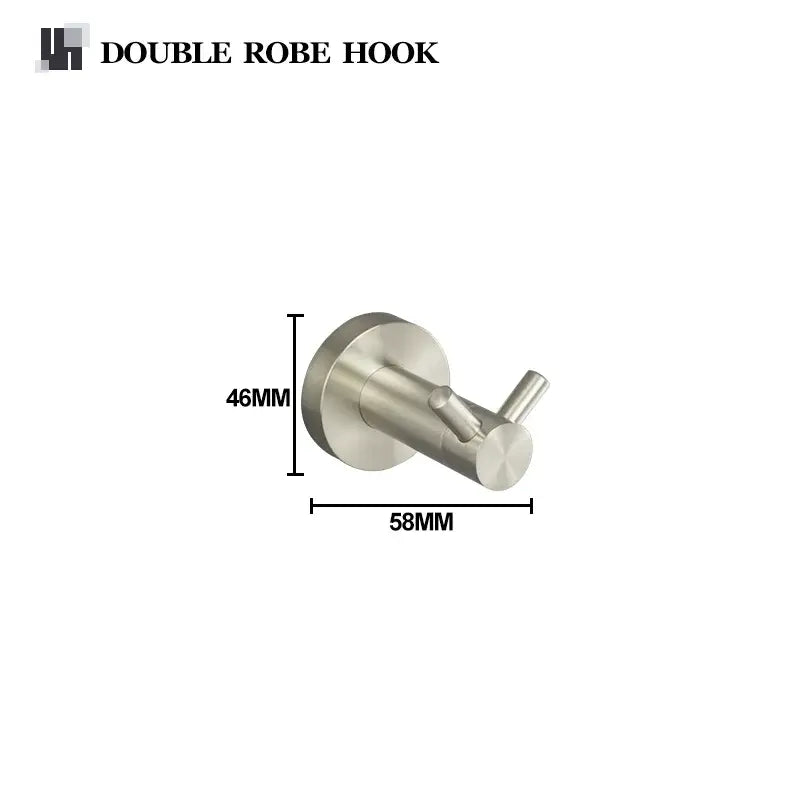 Nickel Towel Bar Set