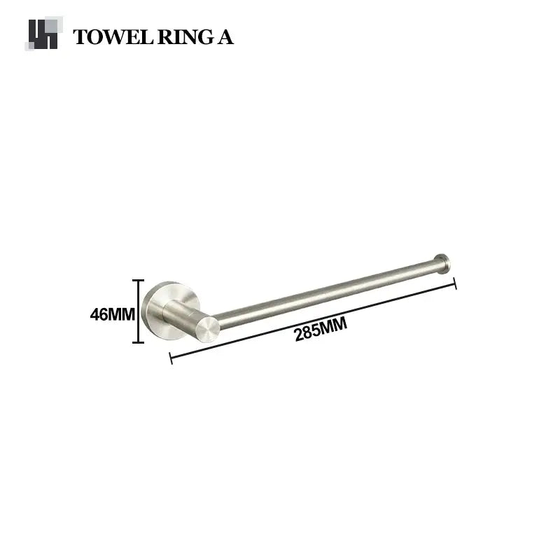 Nickel Towel Bar Set