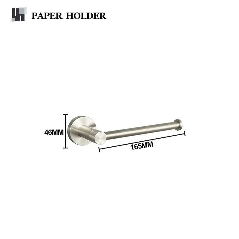 Nickel Towel Bar Set