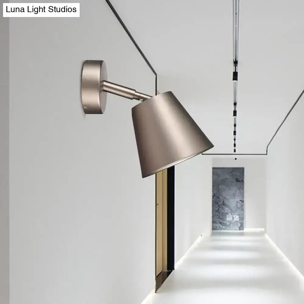 Nickel Tapered Wall Sconce