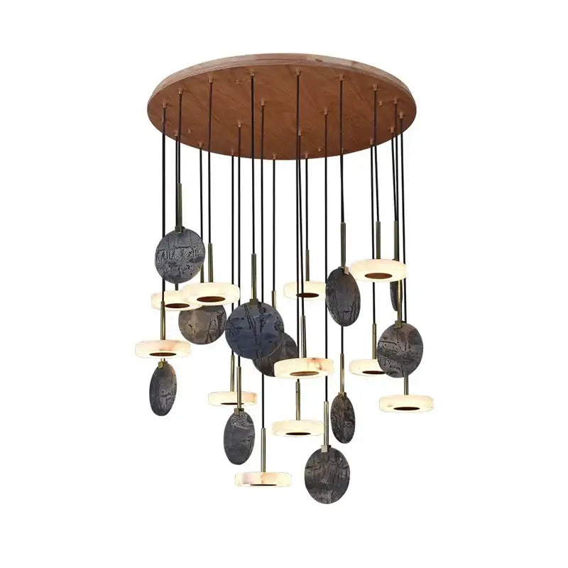 Burlywood Marble Ceiling Chandelier
