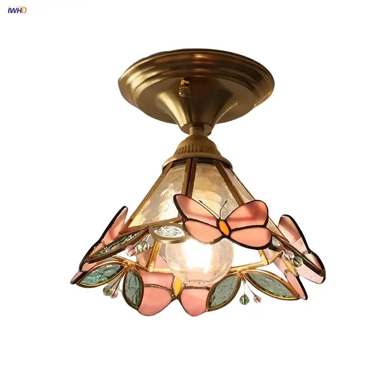 Tiffany Glass Ceiling Light
