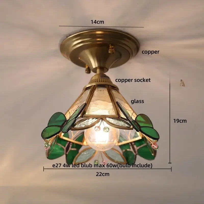 Tiffany Glass Ceiling Light