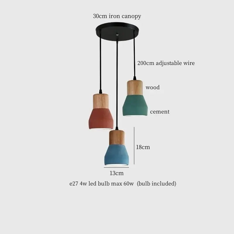 Cement Industrial Pendant Lamp