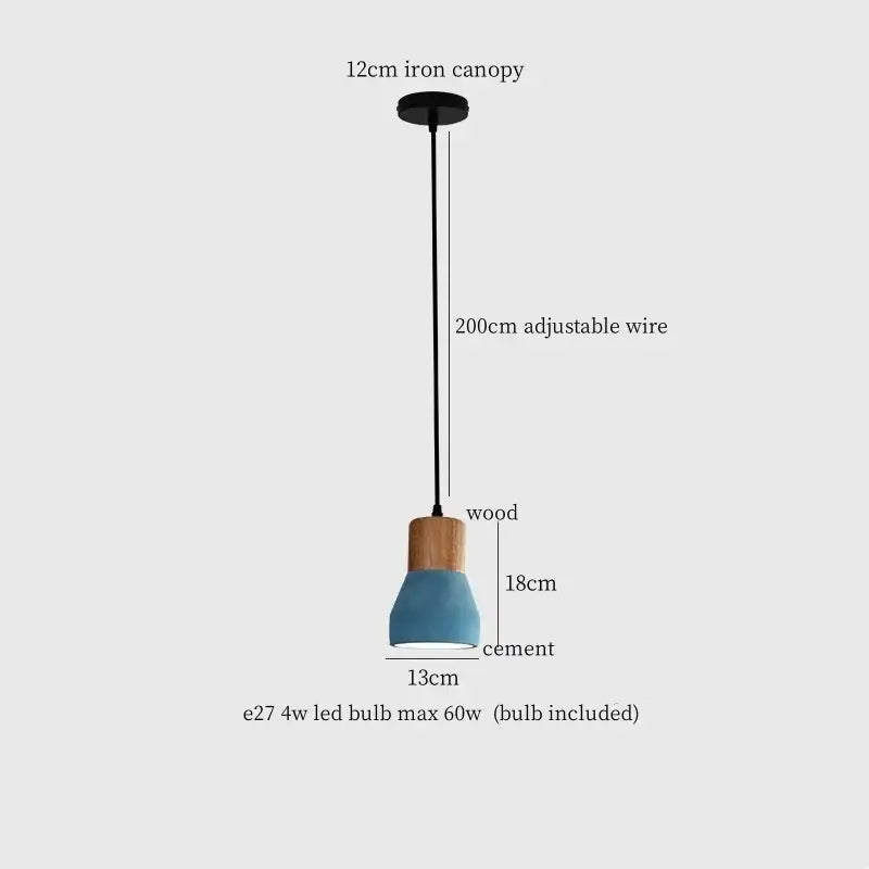 Cement Industrial Pendant Lamp