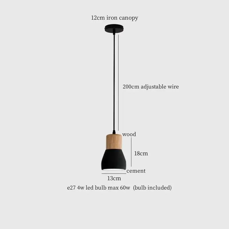 Cement Industrial Pendant Lamp