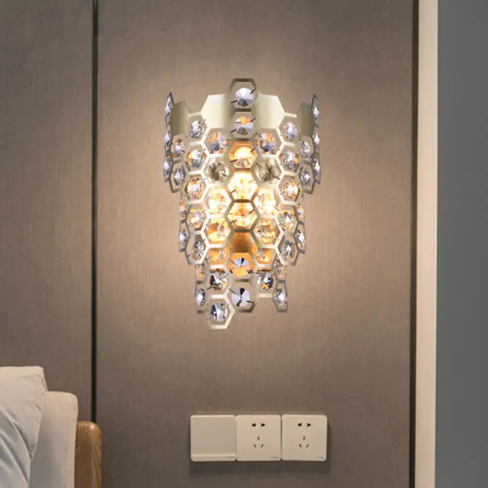 Champagne Crystal Wall Sconce