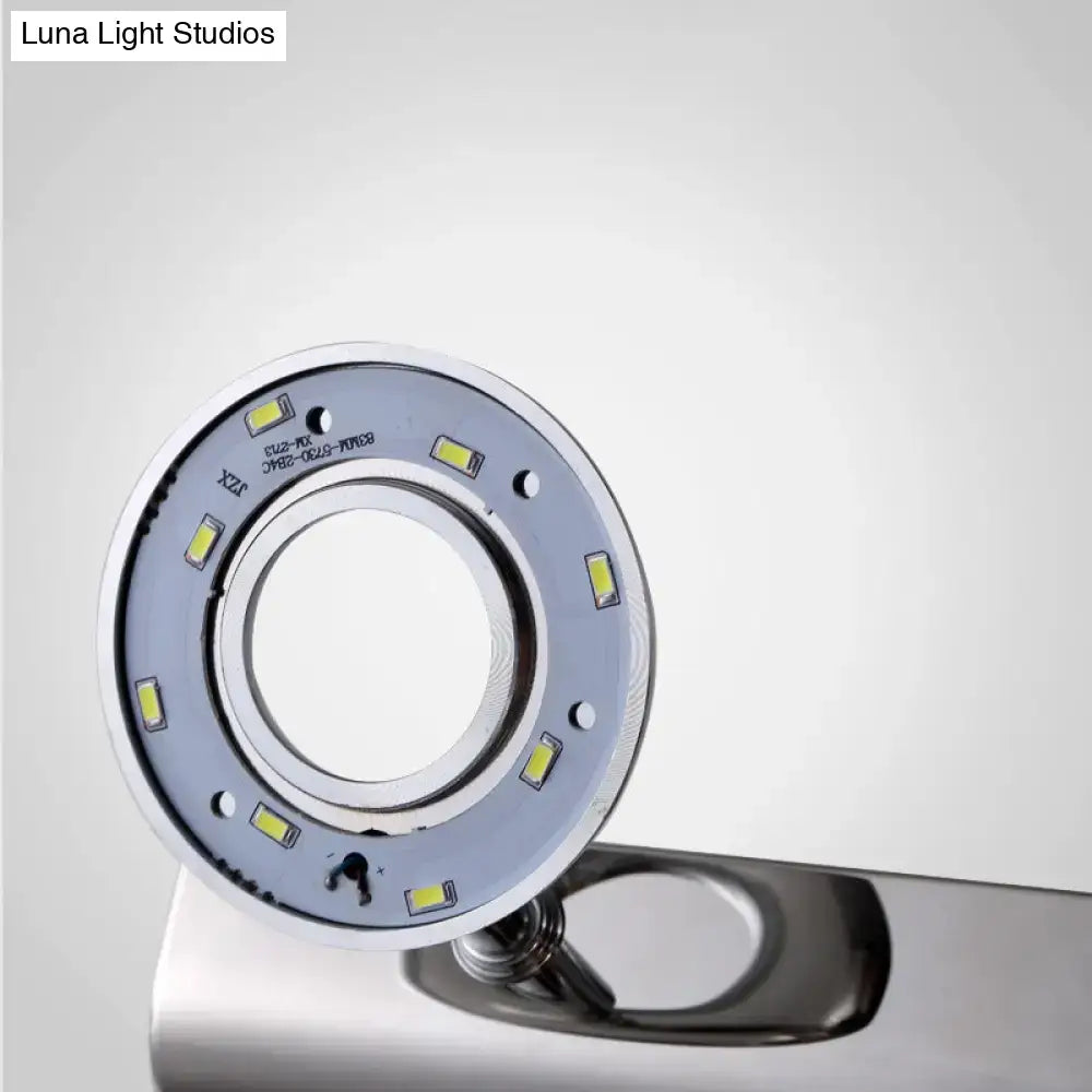Silver Adjustable Wall Fixture
