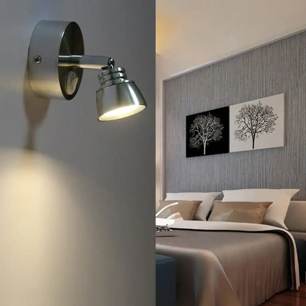 Chrome Adjustable Wall Sconce