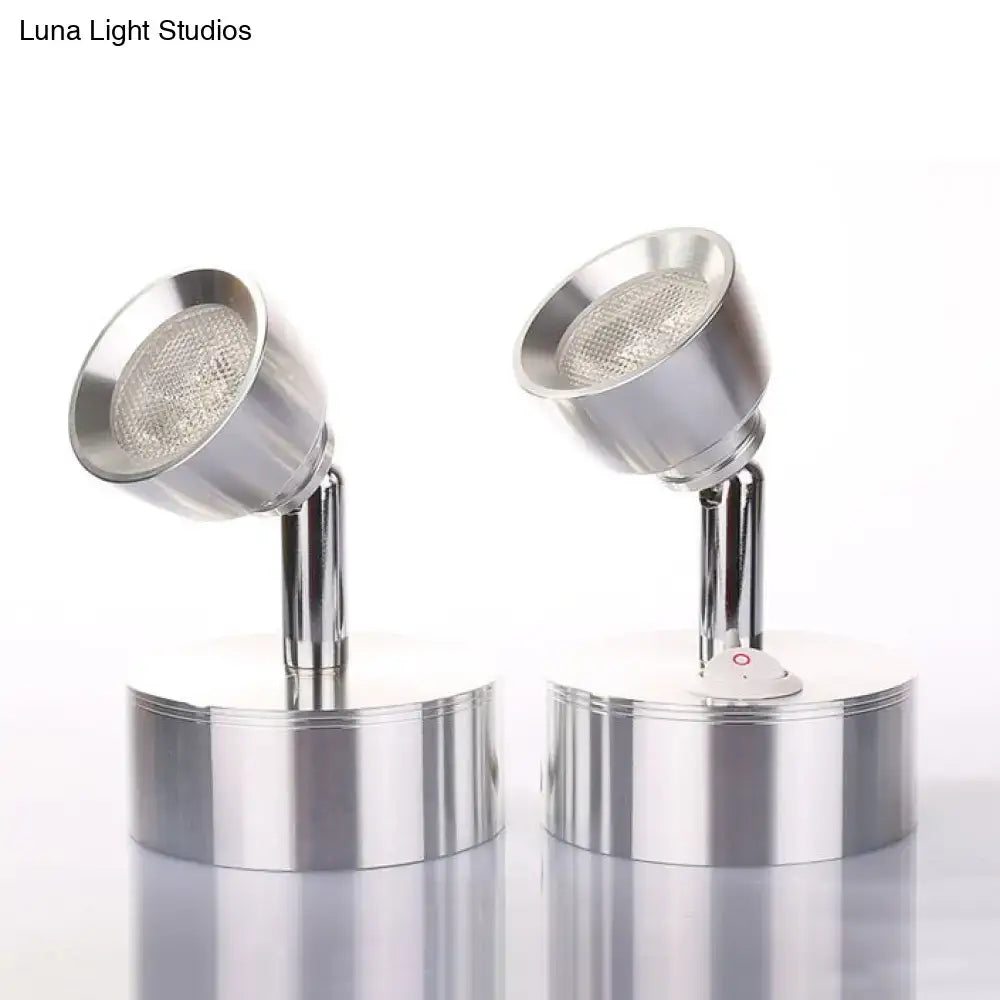 Chrome Adjustable Wall Sconce