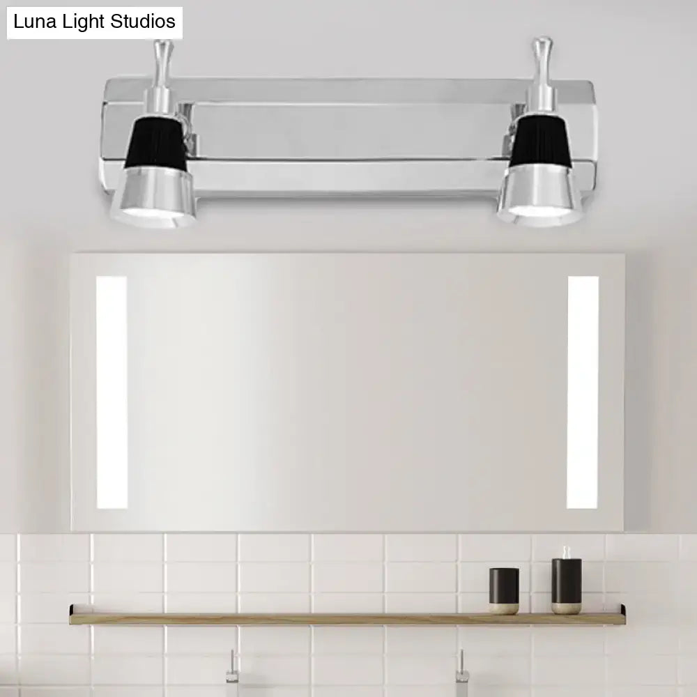Chrome Cone Wall Lamp