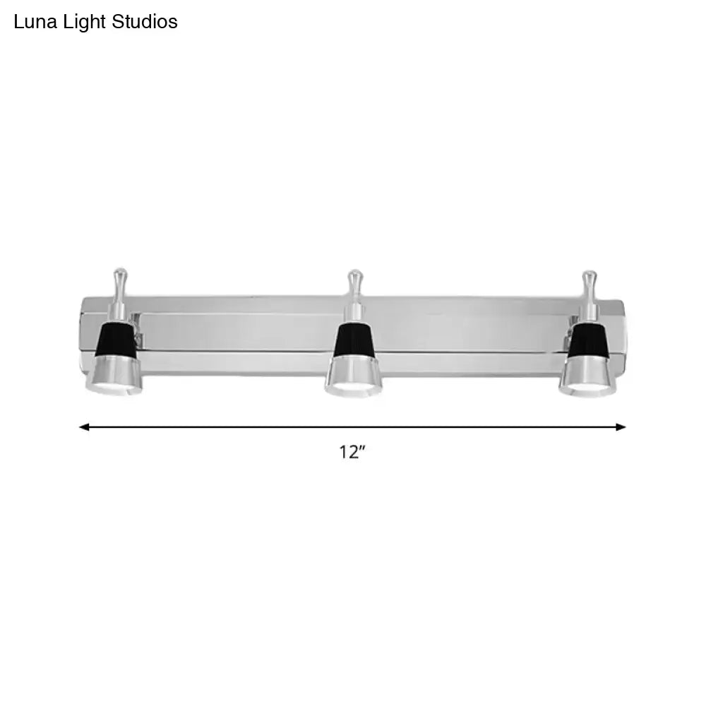 Chrome Cone Wall Lamp