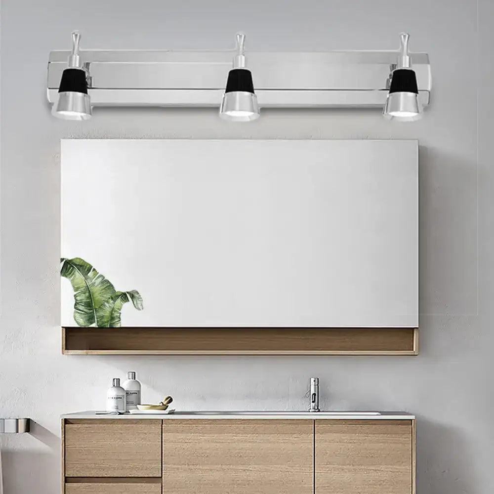 Chrome Cone Wall Lamp