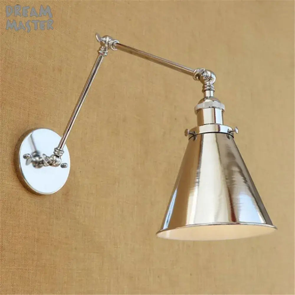Chrome Articulated Wall Light