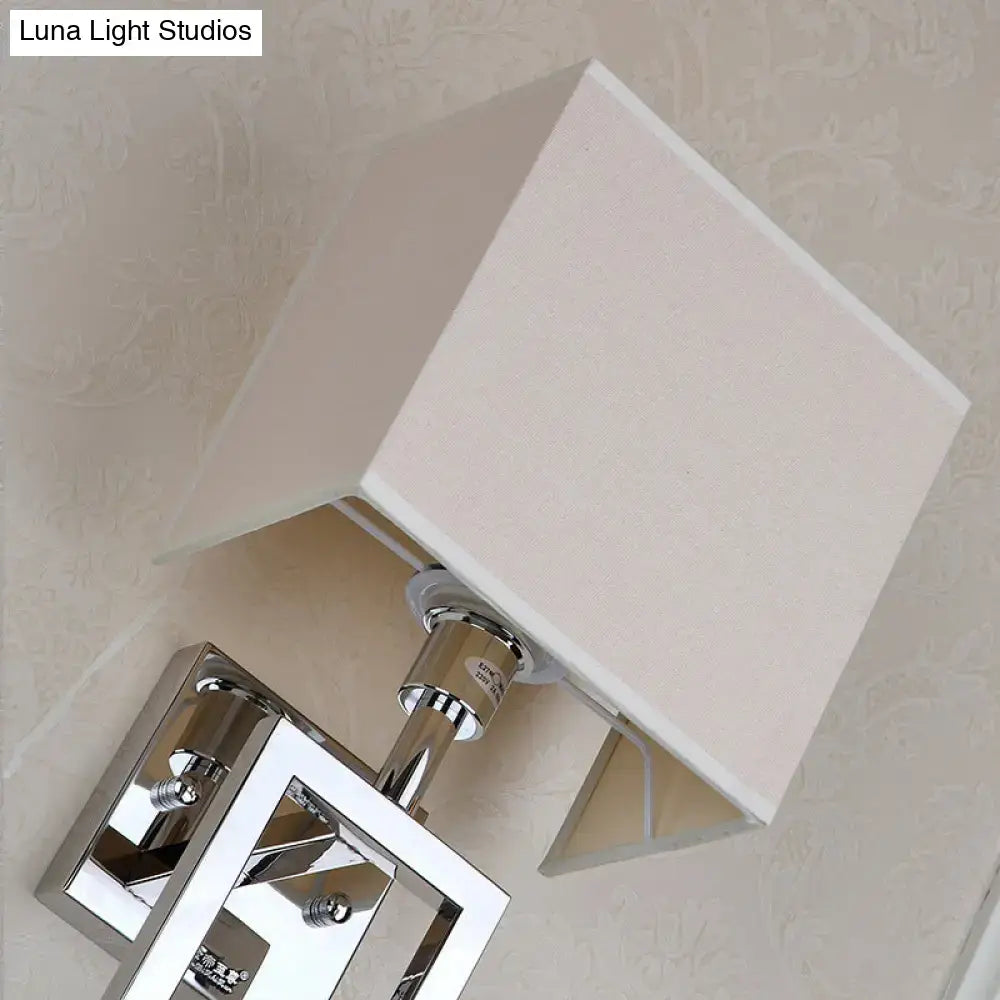 Beige Square Wall Lamp