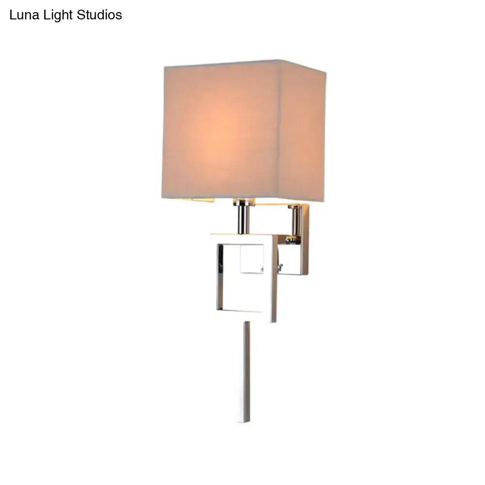 Beige Square Wall Lamp