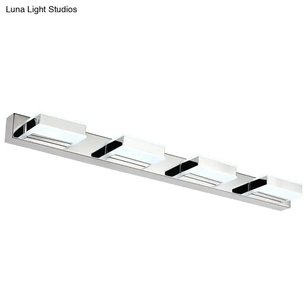 Nickel Geometric LED Light