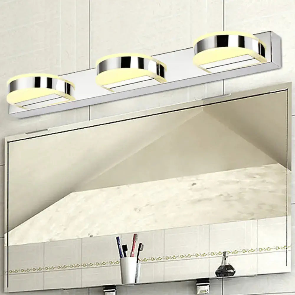 Nickel Geometric LED Light