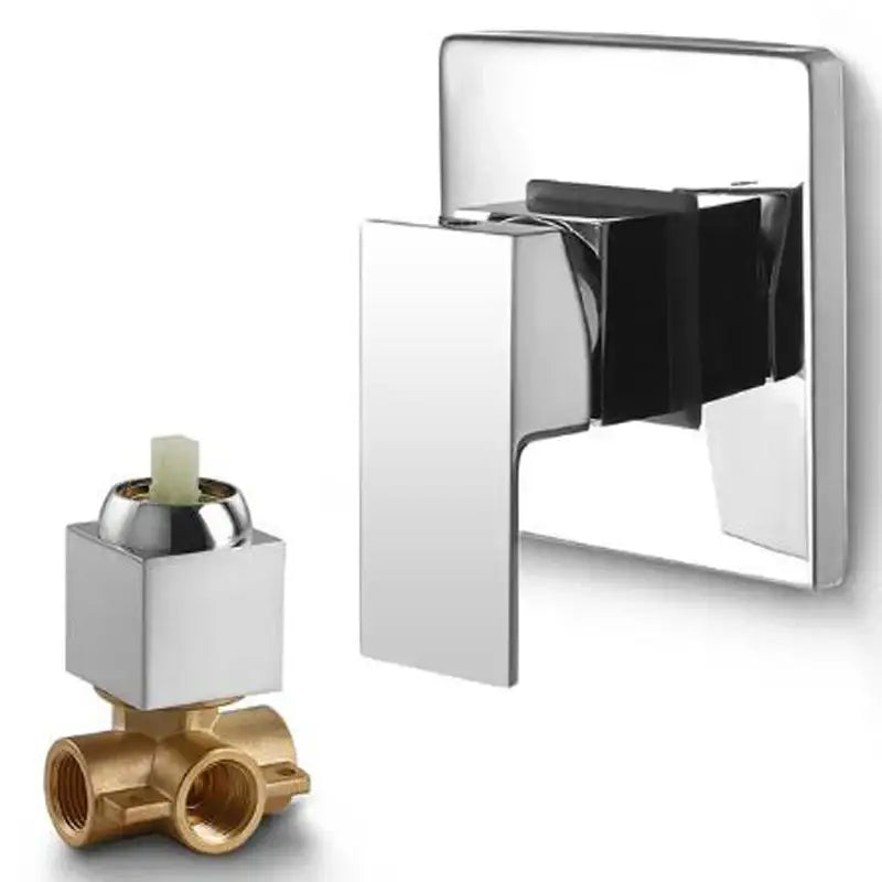Chrome Square Shower Mixer